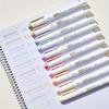 5pcs Dual-Tip Highlighters, 20 Vibrant Colors - Quick-Dry, Soft Pastel Shades for Journaling & Office Supplies
