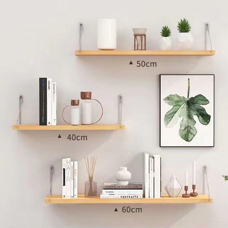 Punch-Free Wrought Iron Wall Shelf - Living Room & Bedroom Decor