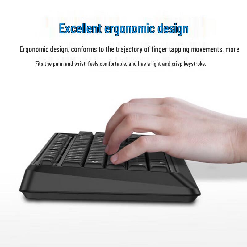 Lenovo KN201 2.4G Wireless Keyboard and Mouse Combo