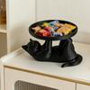 1/2pcs Simple Funny Cat Jewelry Tray Cartoon Cat Display Stands Bracelets Ring Home Ornaments Holder Dish Desktop Decor