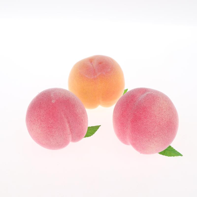 5Pcs 7Cm Artificial Peach Home Kitchen Decoration Fake Fruits Festive Party Supplies Simulation Ornament Pography Props
