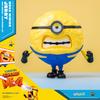 Minions Despicable Me 4 Mega Jerry Action Figure with Rotating Body and 3 Interchangeable Facial Minion Model Gift for Kids Ages 8 and Up Toy,