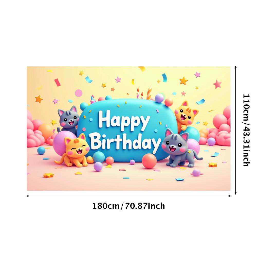 Party Backdrop Reusable Photo Prop  Shower Backdrop Large Animal Backdrop For Themed Party Kids’ Event Outdoor Gathering