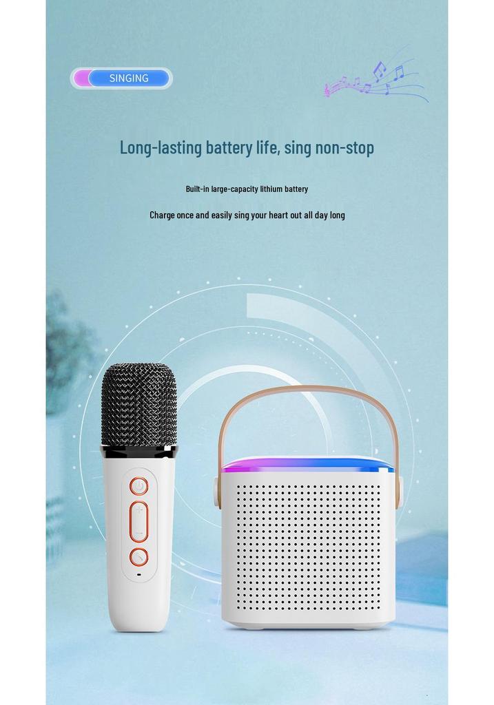 Y1 Wireless Bluetooth Outdoor Portable Speaker with Karaoke Mic