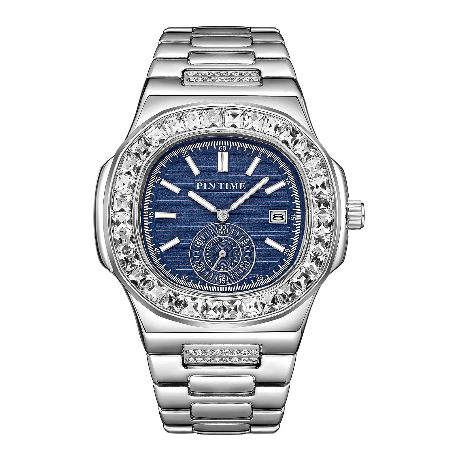 Pintime Watch Men S Fashion Trend Quartz Calendar Business Men S Watch