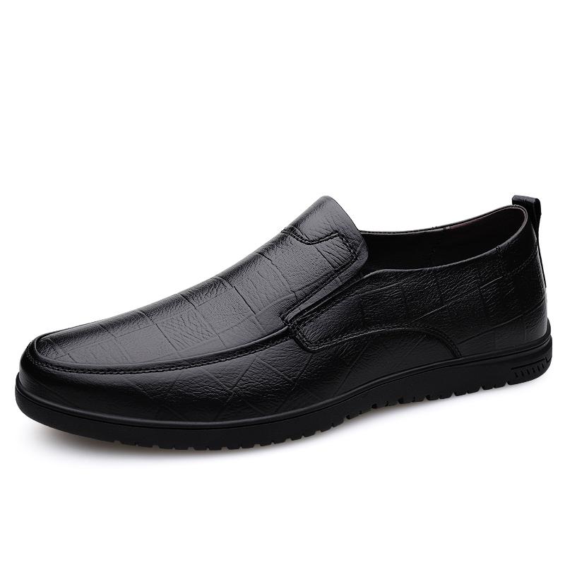 Luxury Brand Simple Mens Loafers Soft Moccasins High Quality Genuine Leather Male Casual Shoes Elegantes Business Driving Shoes