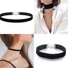 Gothic Black Velvet Choker Necklace Adjustable Rope Women Girl Kpop Jewelry Accessories for Party Gift