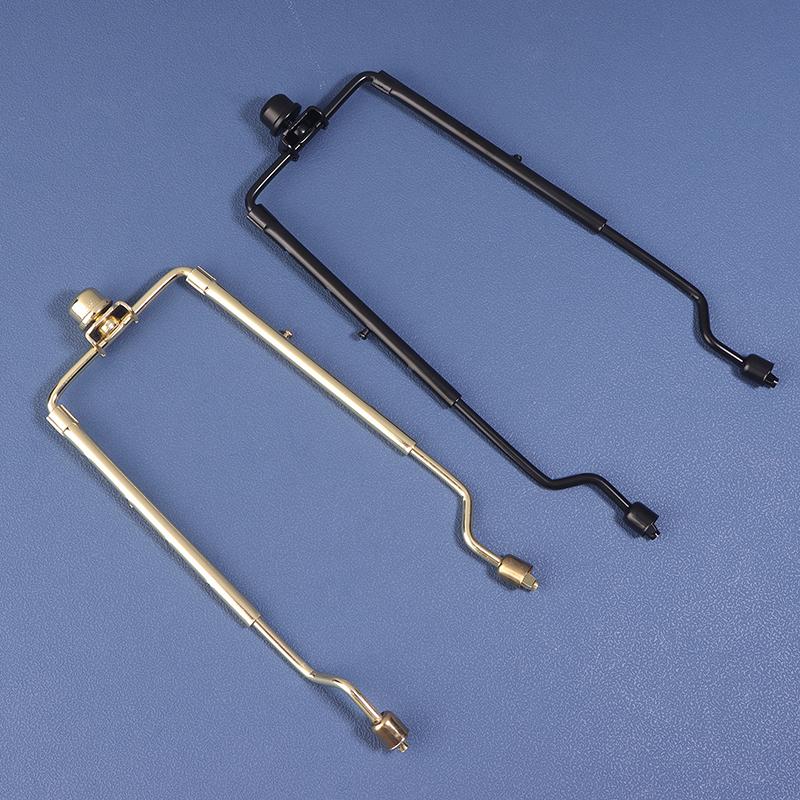 Adjustable Lamp Shade Harp Holder Kit - Fits Standard Lamp Rod & E14 E26 E27 Bases, For Table & Floor Lamps