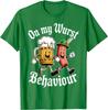 Oktoberfest auf Meinem Wurst Verhalten Deutsches Bier Wurst Frau Mann T-Shirt Mode Lässig Baumwolle Grafik T-Shirts Streetwear
