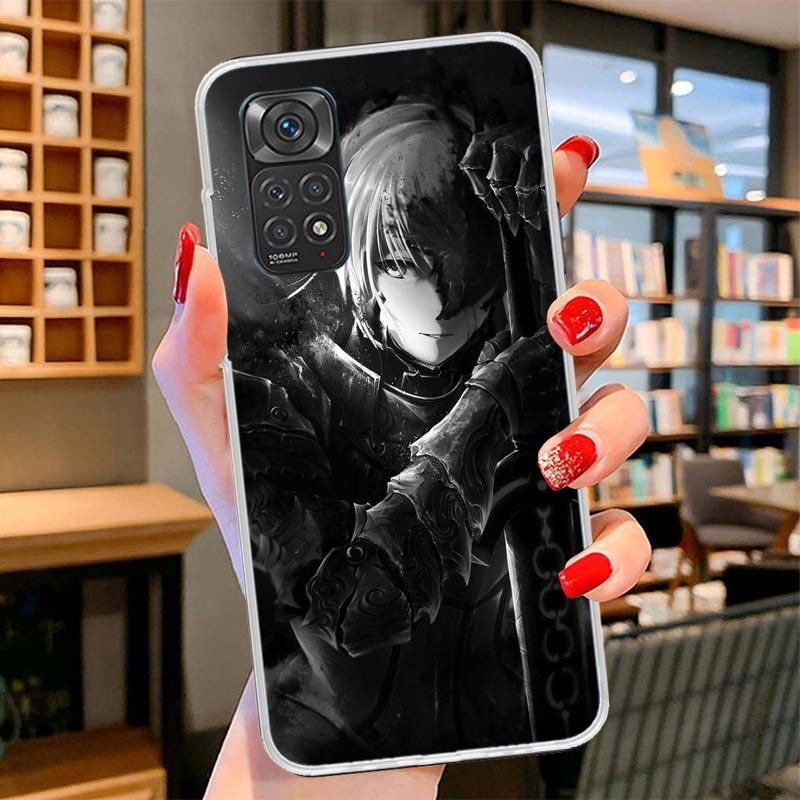 Fate Zero Stay Night Saber Cover Phone Case For Xiaomi Redmi Note 15 14 13 12 11 10 Pro Plus 14S 12S 11S 11T 11E 10S Soft Fundas