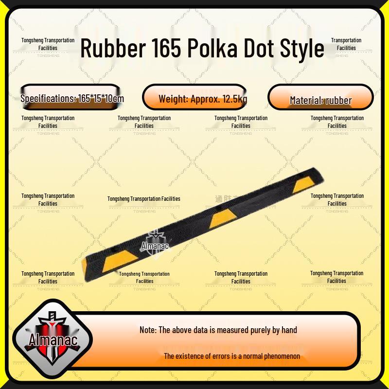 Rubber Car Wheel Chock Parking Barrier and Ground Stopper