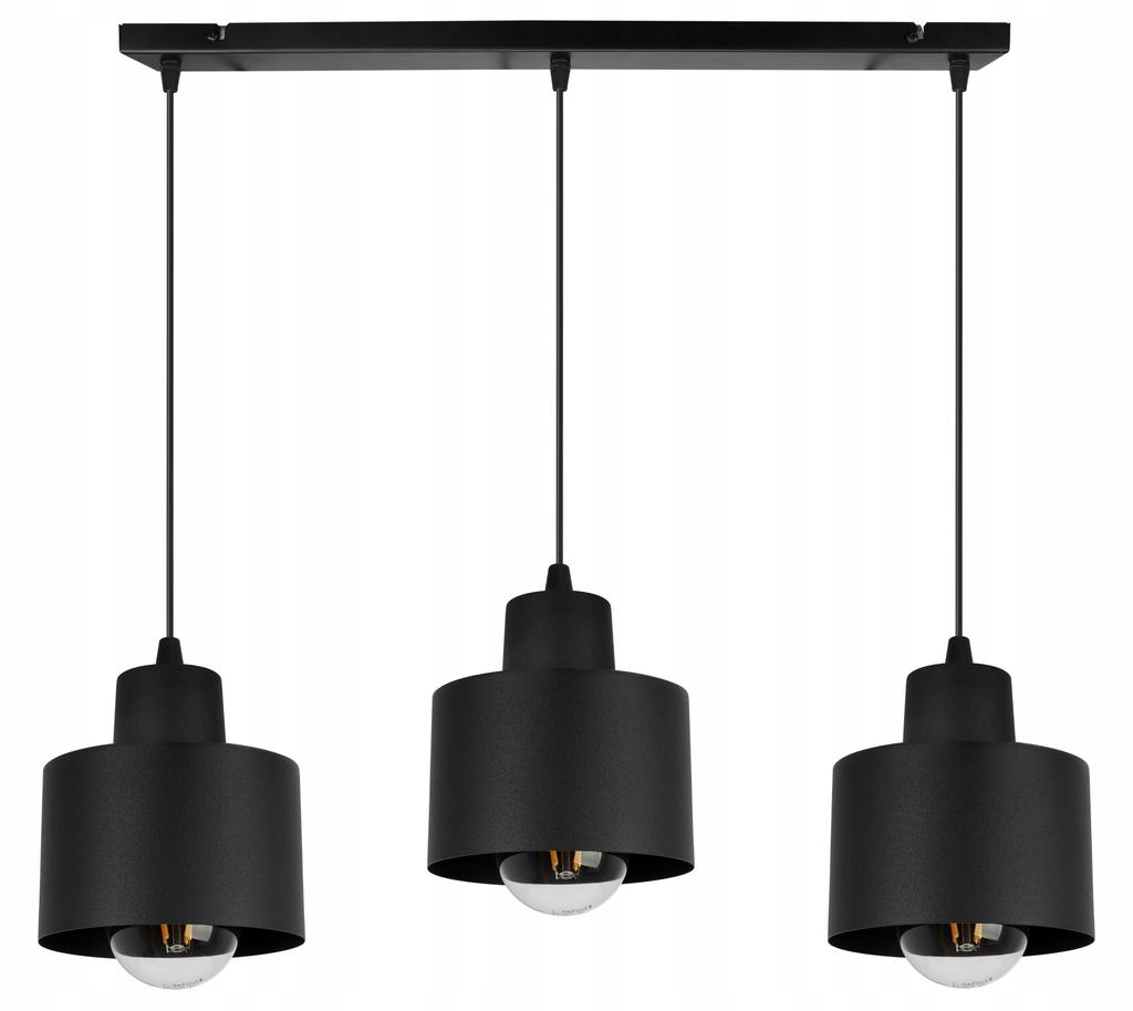 MODERN CEILING HANGING LAMP BLACK LED LAMP