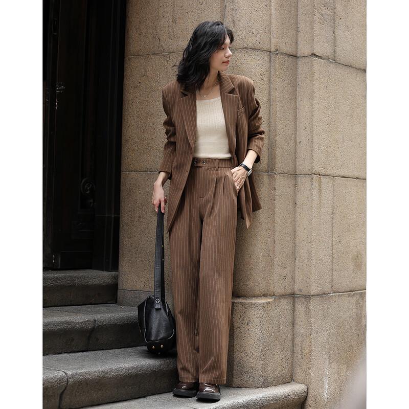 Demana Women's Retro Striped Suit Set