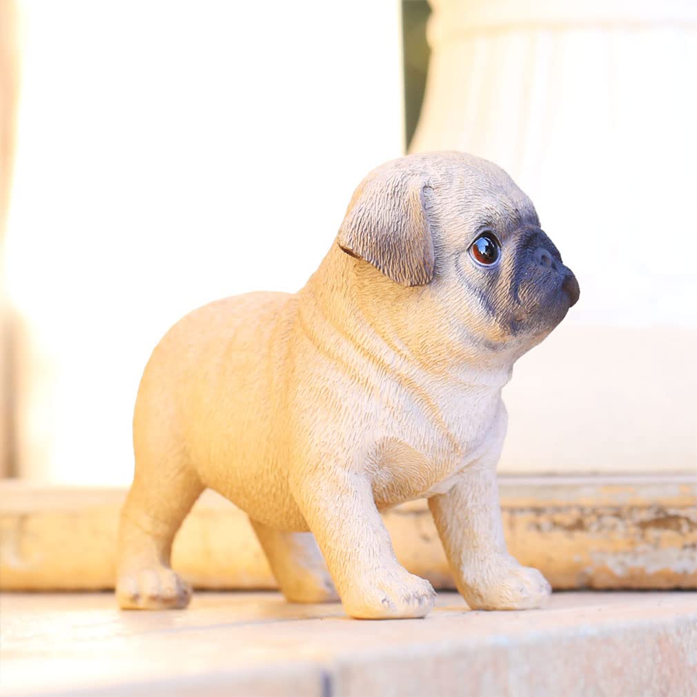 Figurină câine Devalier CA141 Pug din rășină, cadou perfect [Produs original]