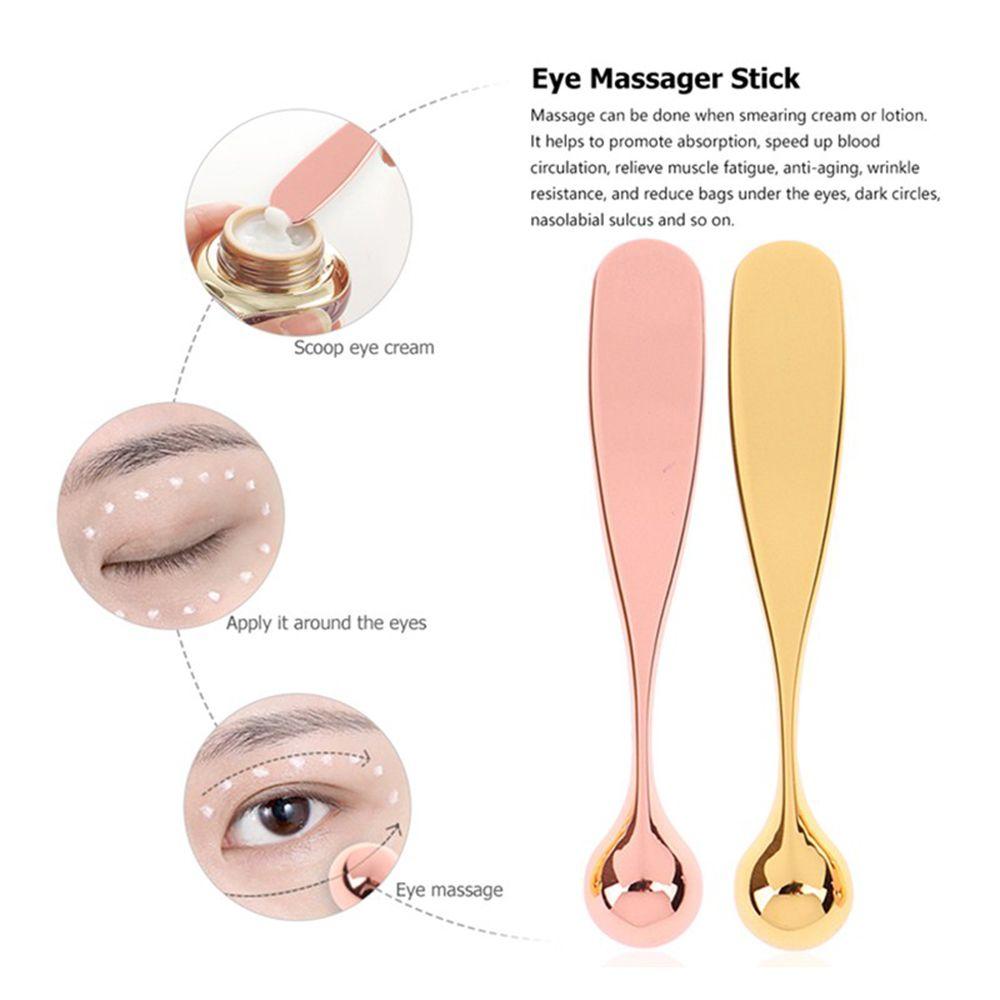 Eye Fatigue Relief Cosmetic Spatulas Eye Cream Spoon Eye Roller Massage Stick Eye Applicator