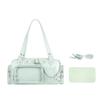 New Y2k Star Chain Ita Bag Large Capacity Transparent Crossbody Bag Diy Display Handbag Candy Color Cute Japanese Shoulder Bag