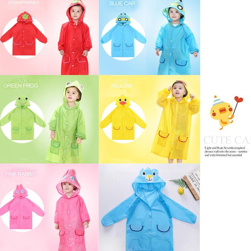 Pelerină de ploaie drăguță pentru copii, impermeabilă, pelerină de ploaie pentru copii cu rață, broască, jachetă, cu spațiu pentru rucsac, îmbrăcăminte de ploaie pentru studenți