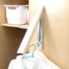 Folding Clothes Hanger Concealed Clothes Rack Invisible Drilling Folding Wall Hanger High Load Capacity for Dormitory Balcony