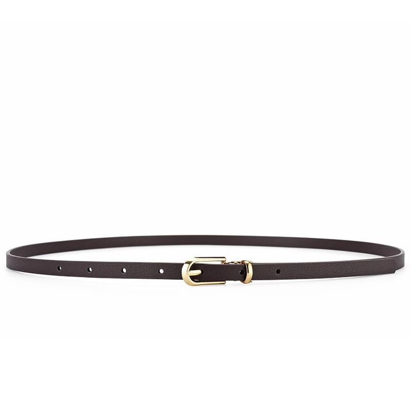 Women's small belt dress Korean version fashionable versatile multi-color simple casual trend needle buckle black thin belt
