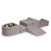 Foam Playground with Hill Corduroy Light Pink 100 Balls: Pearl, Light Pink, Old Gold
