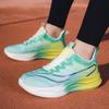 Men’s Contrast Color Sports Basketball Shoes Running Sneakers Shoes Students Over Sized Jogging Shoes