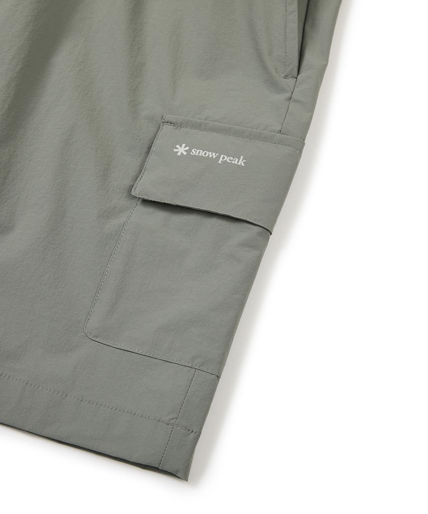 Snow Peak Apparel Thin Tech Women'S Woven Shorts Jumpsuit Light Khaki (S24Mwsop33)