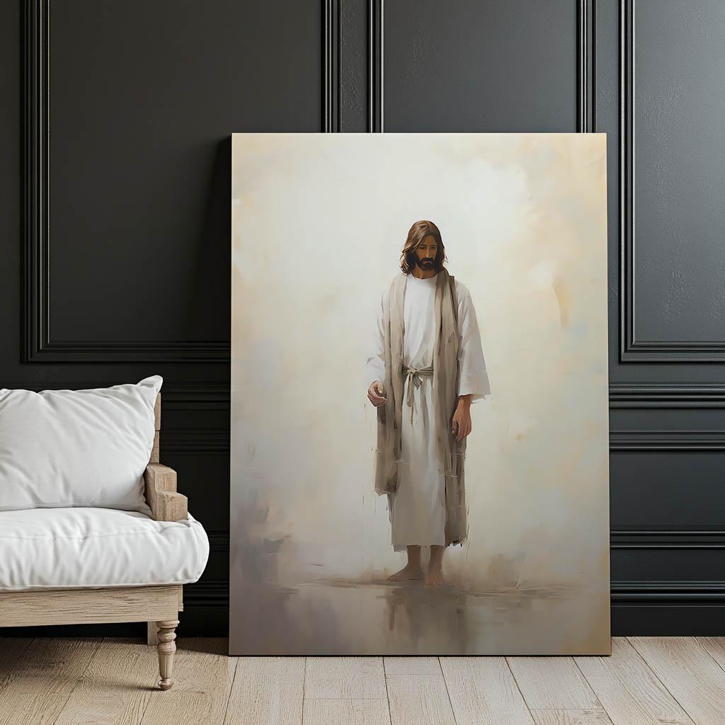 Prayer In Silence - Jesus Prayer In Silence - Jesus, 30X40 Cm, Unframed, Matte Paper 230 Gsm