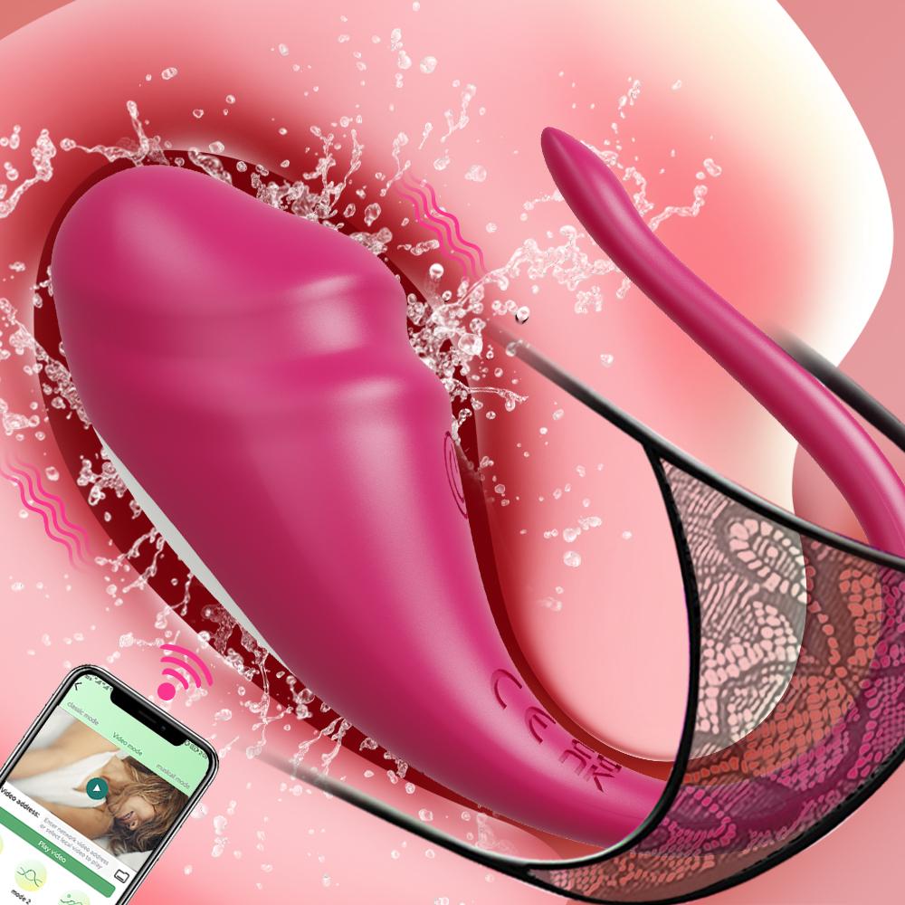App Vibrators For Women Long Distance Bluetooth G Spot Dildo Wear Vibrating Egg Female Vaginal Ball Panties Sex Toys For Couples