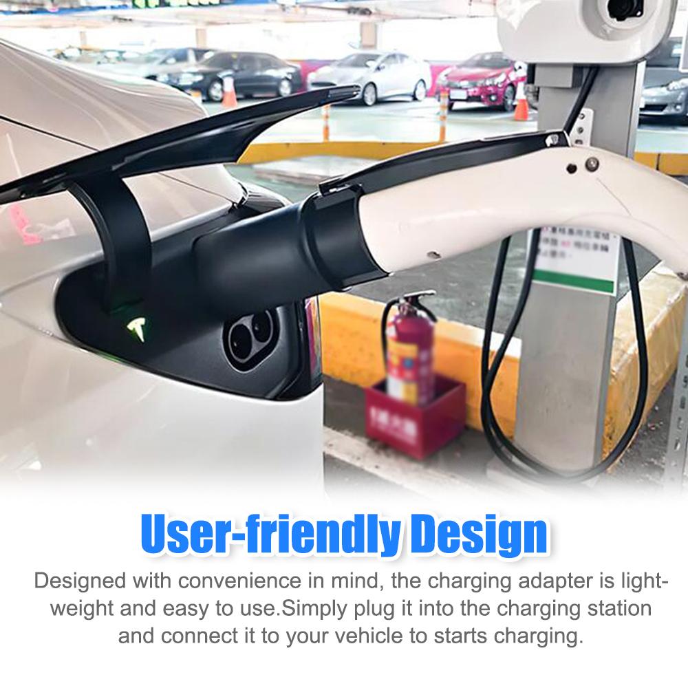 EV Chargers Connector Type 1 To Type 2 Adapter SAE J1772 To IEC62196 Electric Vehicle Charging Adapter