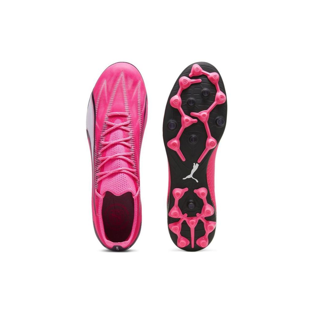New PUMA Ultra Ultimate Mg Football Shoes 'Pink White' 107749-01