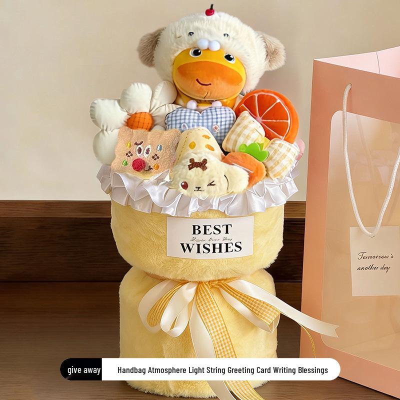 Capybara Lulu Plush Bouquet - Mother's Day, Birthday Gift for Girlfriend, Kids & Best Friends - Cartoon Figure Flower Arrangement