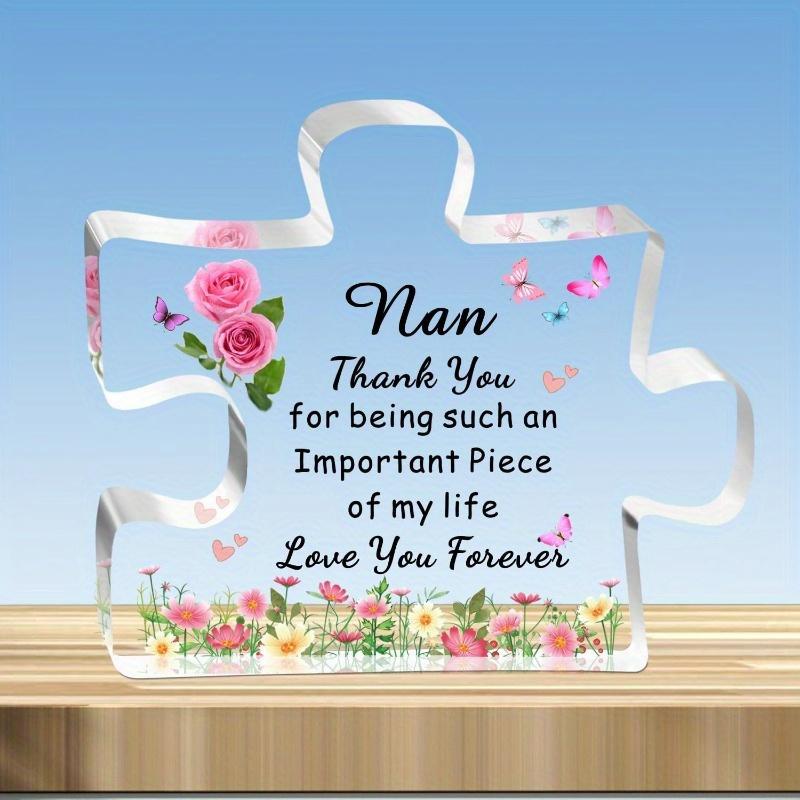 

Nan Puzzle Gift - Heartfelt Thank You Present from Grandchildren чистый