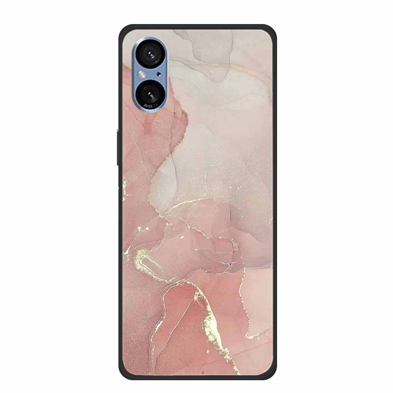 For Sony Xperia 5 V Case Marble Shockproof Soft Silicone TPU Back Cover For Sony Xperia5 V 5V 5G Phone Cases XQ-DE54 New Fundas