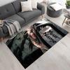 Naruto Character Customizable Name Floor Rug Office Rug Suitable for Kitchen Hallway Decorate Room Bedrooms Anti-slip Rug Decorate Offices