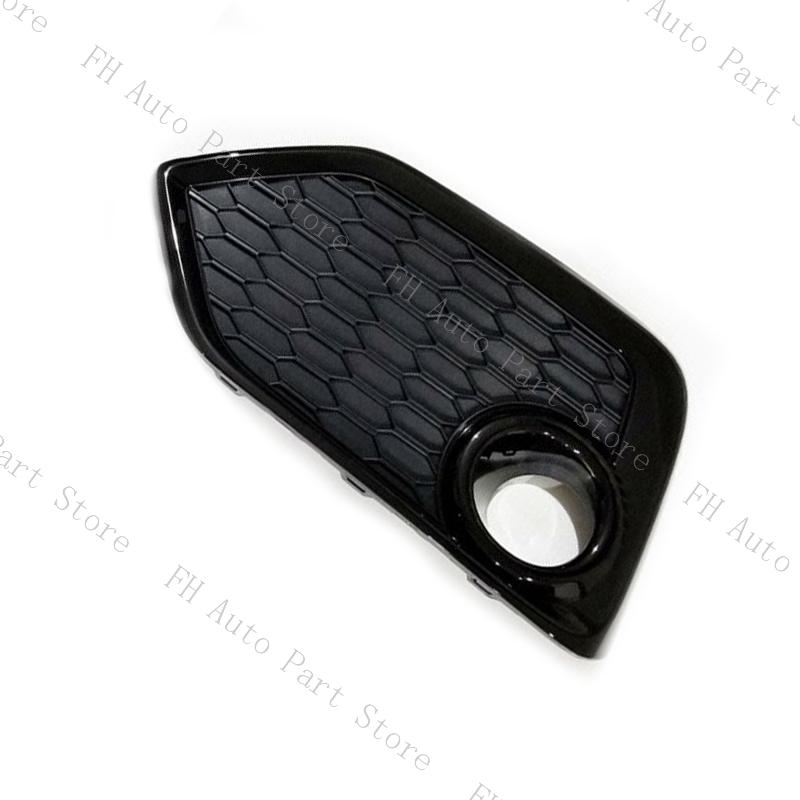 2PCS For Honda Civic Hatchback 2017 2018 2019 Front Bumper Fog Lamp Light Trim Frame Shell Cover Lid Bezel 71108-TGG-A20