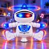 Interactive Toy - B&G INTERNATIONAL - Dancing Robot Sound and Light 20 Cm - 360° Movements - Sound &; Lights - Blue/White