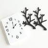 Nordic Minimalist Creative Antlers Wooden Clocks Home Living Room Room Wall Decoration Square Wall C