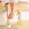 Entonnoir en Silicone pour Cuisine, Entonnoir à Huile Pliable avec Bec Flexible, Ajustement Universel pour Bouteille pour Remplir Huile Sauce, Outil de Versement Anti-fuite