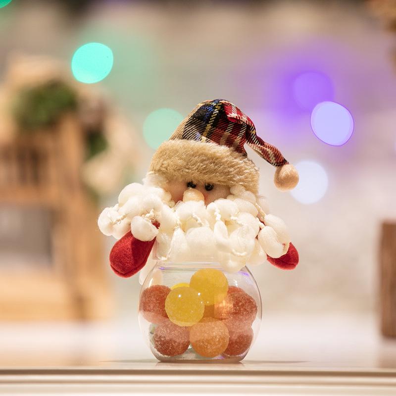 Plaid 3D Cartoon Candy Box & Christmas Decoration
