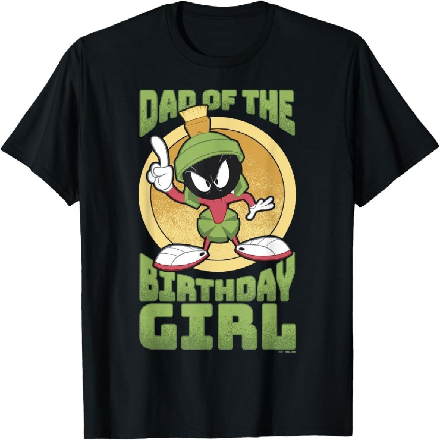 Looney Tunes Marvin The Martian Dad Of The Birthday Girl T-Shirt XXXXXL разноцветный