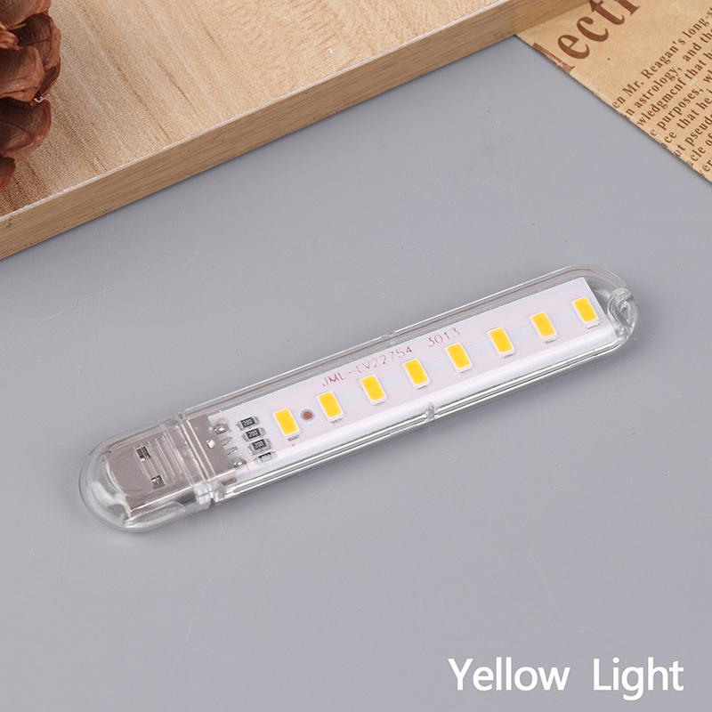 Mini Usb Led Book Light Dc5V Ultra Bright Reading Book Lamp 8Leds Light Portable Bedside Light For Power Bank Pc Laptop Notebook