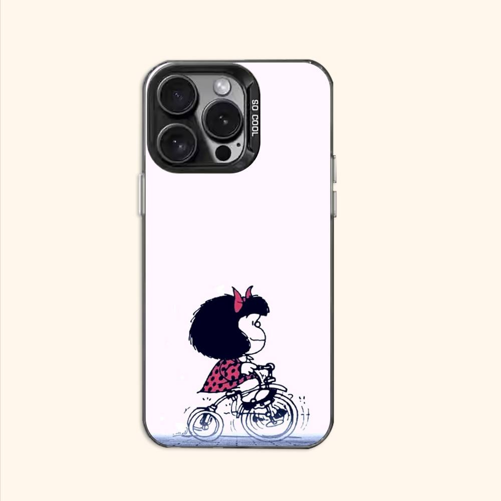 M-Mafaldaa Cute Character Phone Case For iPhone 17 16e 16 15 14 13 12 11 Pro Max X XR XS MAX Back Cover