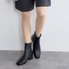 HIMIKO/Himiko/Side V-Cut Short Boots/641412 Black 225
