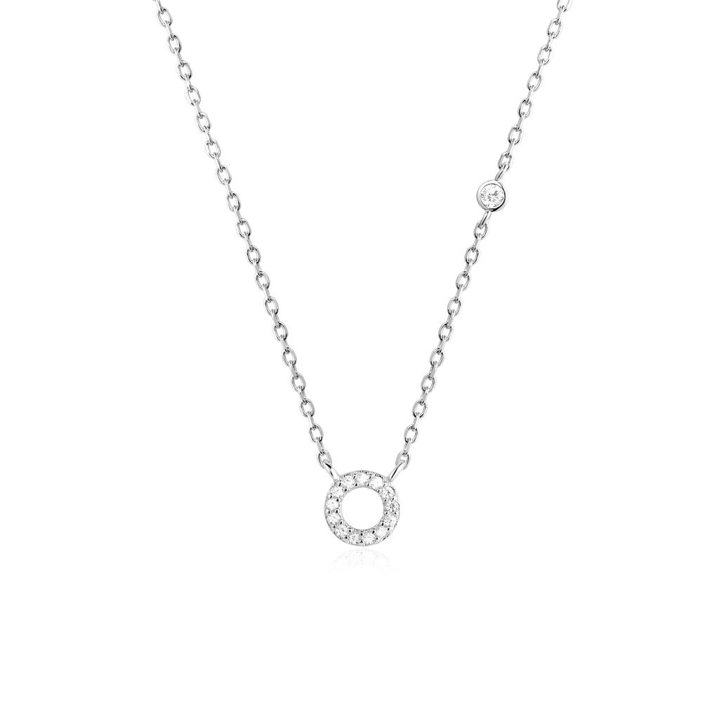 ANDYWEN 925 Silver Gold Small 26 Letters A- Z Zircon CZ Pendant Monogram Necklace Me Initial Alphabet M A Jewelry