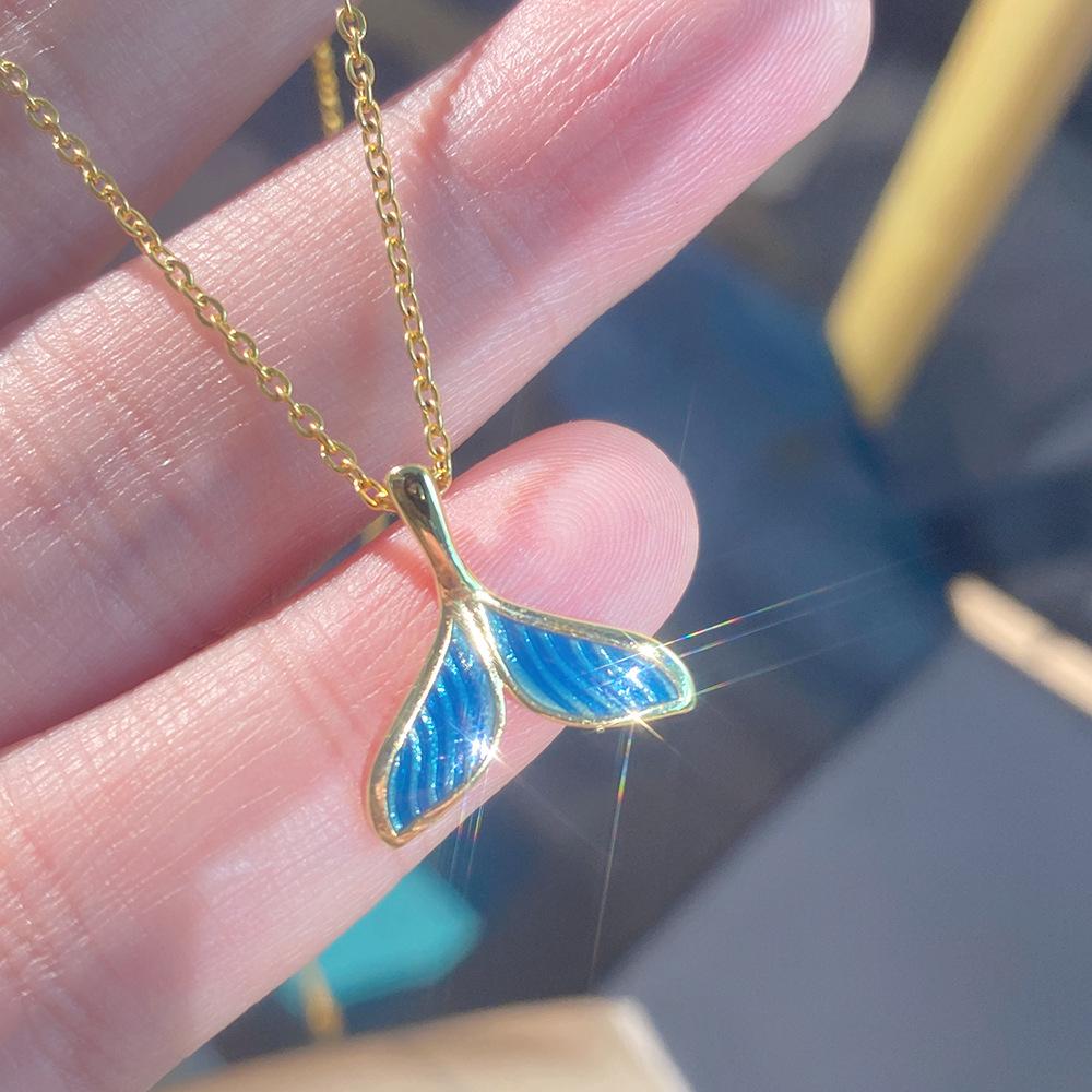 Light Luxury Full Diamond Inlaid Zircon Titanium Steel Clavicle Chain Fairy Versatile Delicate Necklace Gift for Girlfriend