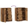 Sideboard 2 pcs Reclaimed Wood Look 60 x 31 x 84 cm Engineered Wood