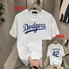 2024 heißer Verkauf Los Angeles Dodgers Nummer 17 T-shirt Reine Baumwolle Training Top Sport Kurzarm Baseball Jersey Für Kinder/Erwachsene