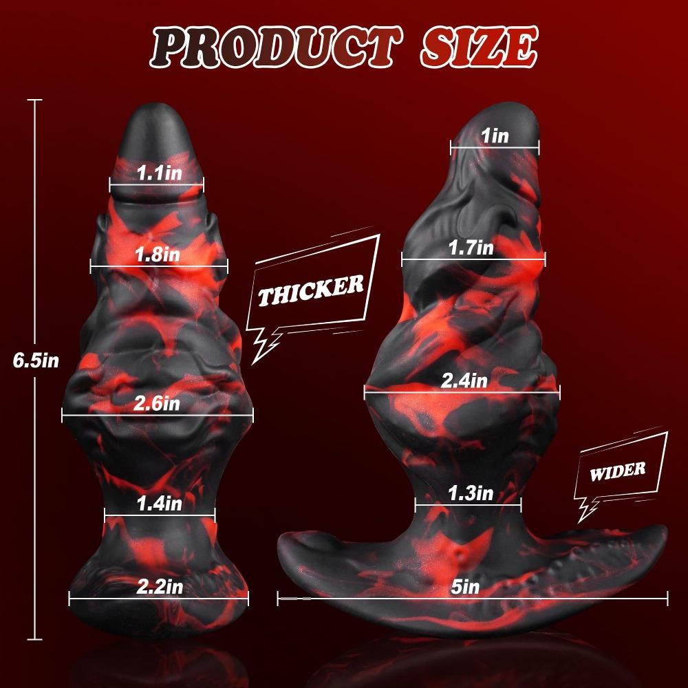 Soft Silicone Extra Large Anal Plug Wearable Anal Dilator Fantasy Dildo Women Adult Anal Toy