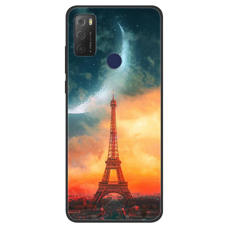 For TCL 20Y Case Girl Cat Flower Soft Silicone Back Wolf Shell for TCL 20E 6125F Fundas Phone Cover For TCL20Y 6156D 20 E Coque