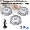 3 Stück Rasierer-Ersatzschneidespitzen Ersatz für PHILIPS Series 5000 Rasierer SH50/51/52 HQ8